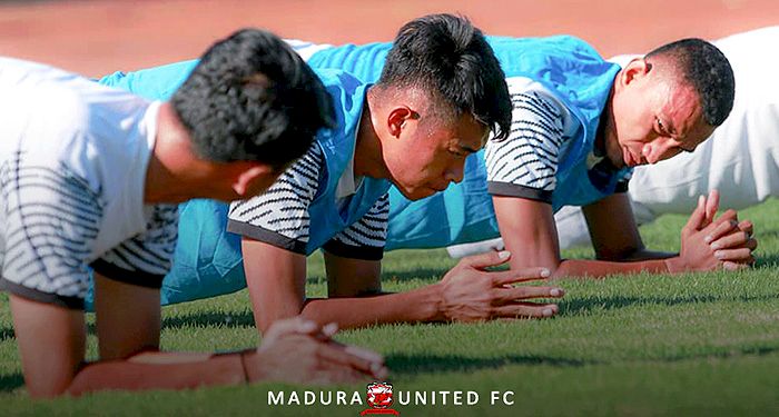 Setelah 1 Bulan Lebih Diliburkan, Madura United Kembali Latihan Bersama